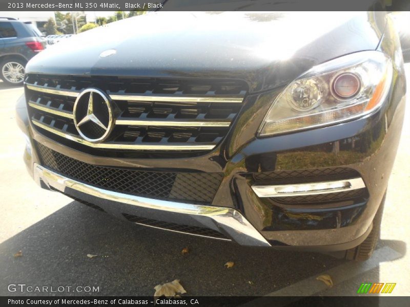 Black / Black 2013 Mercedes-Benz ML 350 4Matic