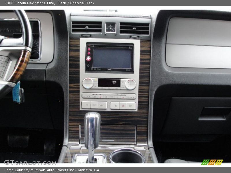 Black / Charcoal Black 2008 Lincoln Navigator L Elite