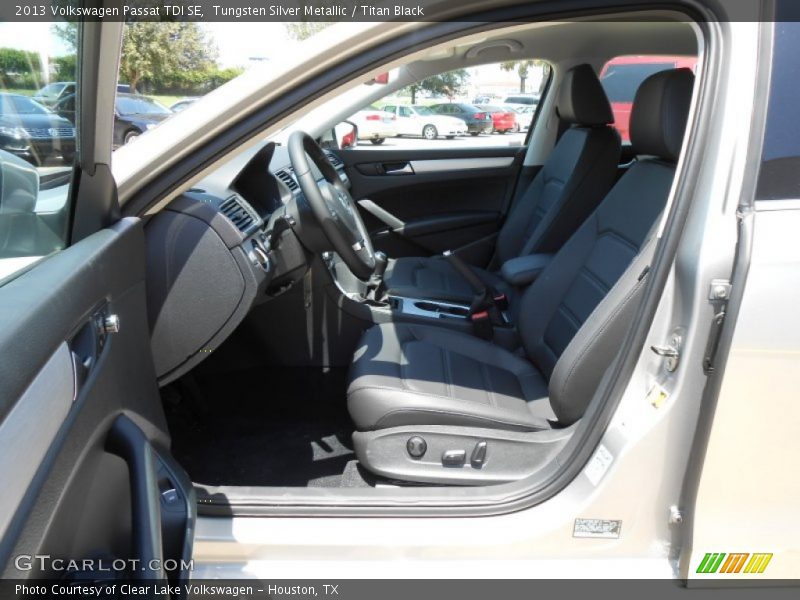 Tungsten Silver Metallic / Titan Black 2013 Volkswagen Passat TDI SE