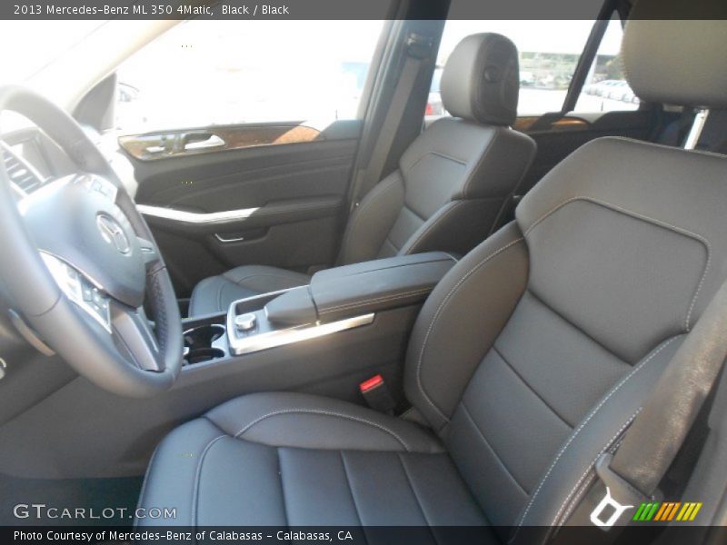 Black / Black 2013 Mercedes-Benz ML 350 4Matic