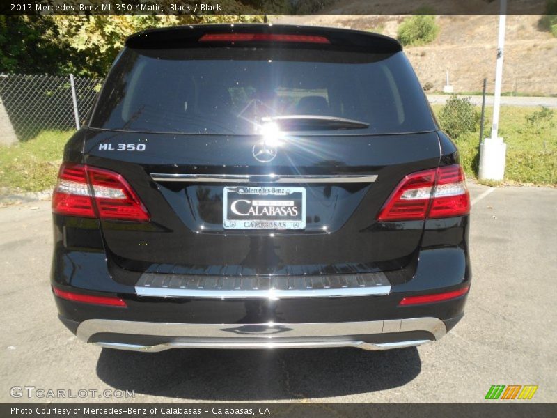 Black / Black 2013 Mercedes-Benz ML 350 4Matic