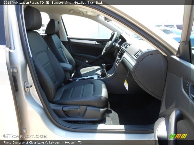 Tungsten Silver Metallic / Titan Black 2013 Volkswagen Passat TDI SE