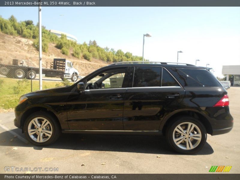 Black / Black 2013 Mercedes-Benz ML 350 4Matic