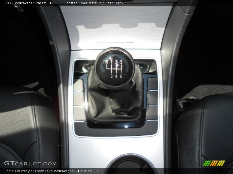 Tungsten Silver Metallic / Titan Black 2013 Volkswagen Passat TDI SE