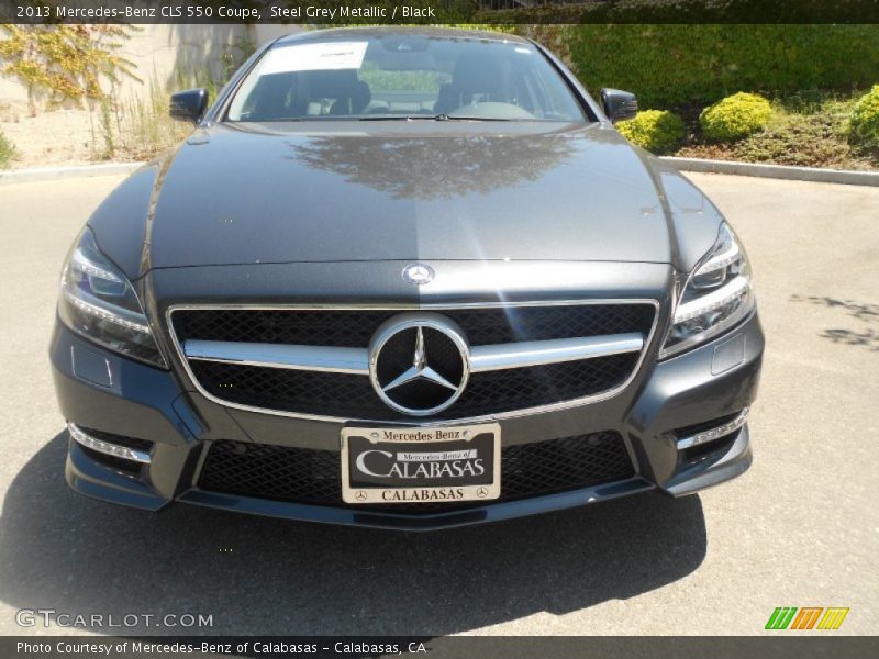 Steel Grey Metallic / Black 2013 Mercedes-Benz CLS 550 Coupe