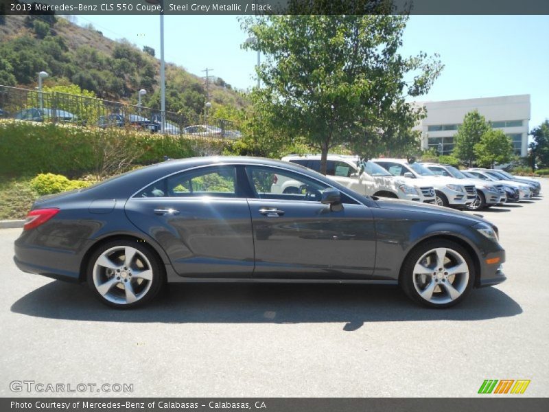 Steel Grey Metallic / Black 2013 Mercedes-Benz CLS 550 Coupe