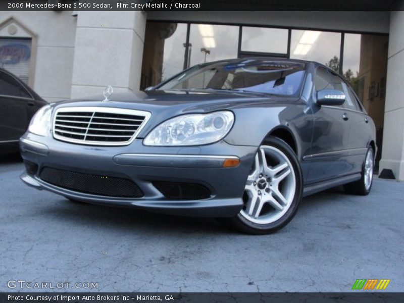 Flint Grey Metallic / Charcoal 2006 Mercedes-Benz S 500 Sedan