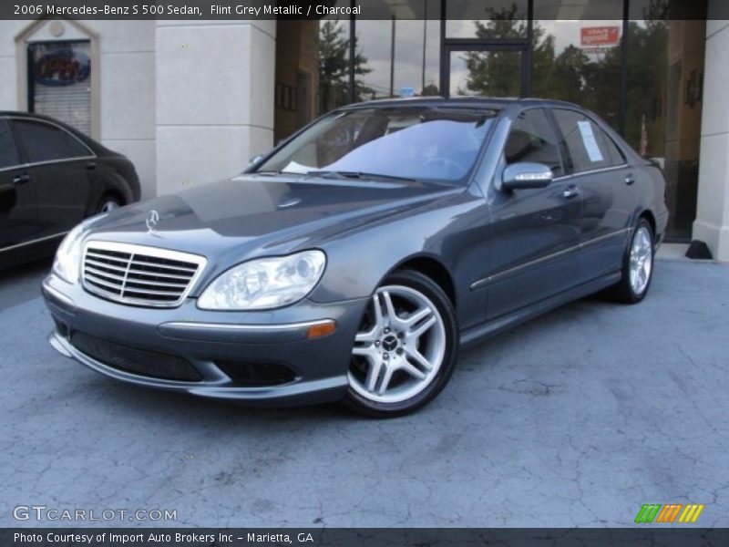 Flint Grey Metallic / Charcoal 2006 Mercedes-Benz S 500 Sedan