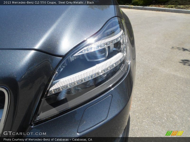 Steel Grey Metallic / Black 2013 Mercedes-Benz CLS 550 Coupe
