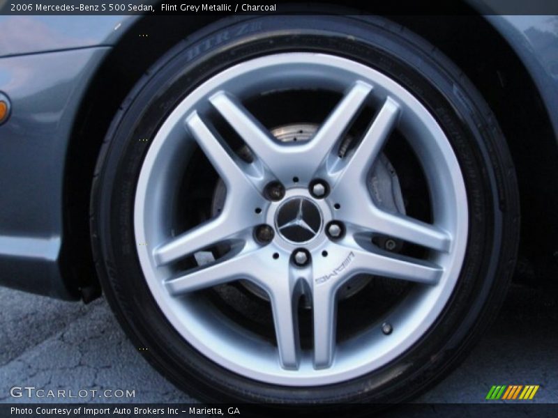 Flint Grey Metallic / Charcoal 2006 Mercedes-Benz S 500 Sedan