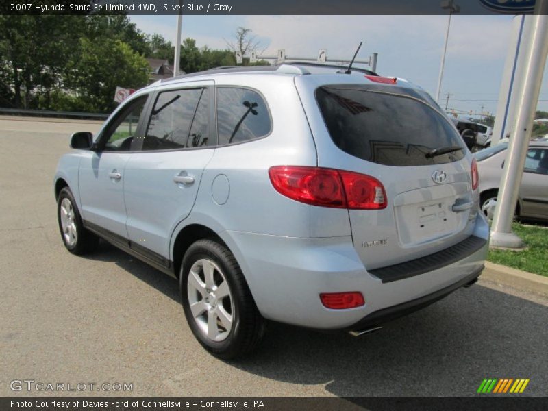 Silver Blue / Gray 2007 Hyundai Santa Fe Limited 4WD