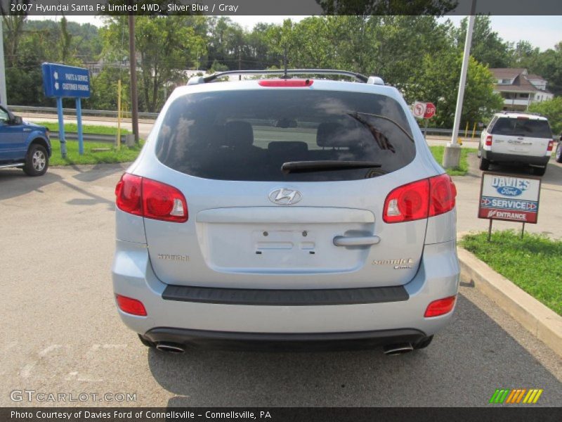 Silver Blue / Gray 2007 Hyundai Santa Fe Limited 4WD