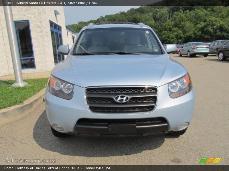Silver Blue / Gray 2007 Hyundai Santa Fe Limited 4WD