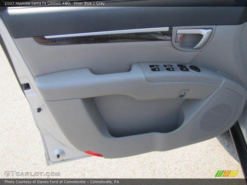 Silver Blue / Gray 2007 Hyundai Santa Fe Limited 4WD