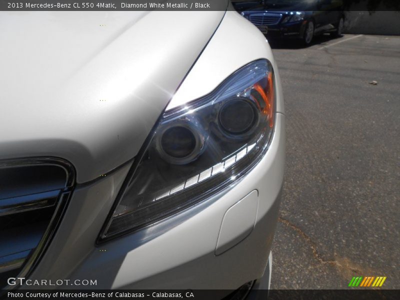 Diamond White Metallic / Black 2013 Mercedes-Benz CL 550 4Matic