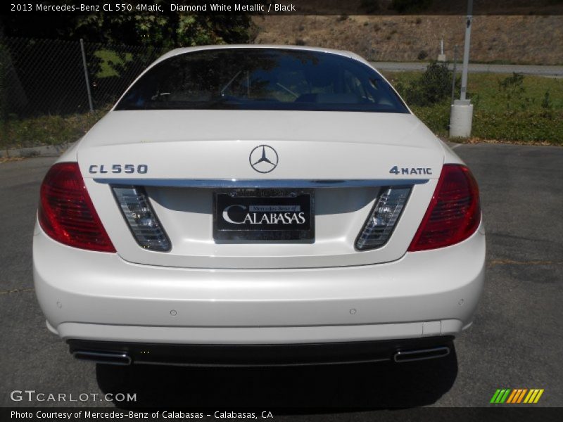 Diamond White Metallic / Black 2013 Mercedes-Benz CL 550 4Matic