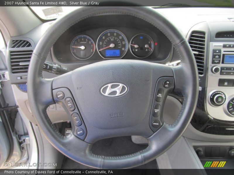 Silver Blue / Gray 2007 Hyundai Santa Fe Limited 4WD