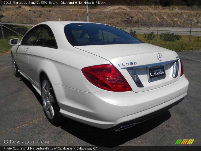 Diamond White Metallic / Black 2013 Mercedes-Benz CL 550 4Matic