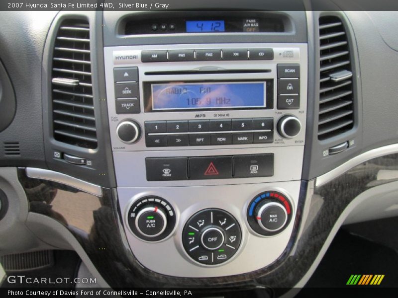 Silver Blue / Gray 2007 Hyundai Santa Fe Limited 4WD