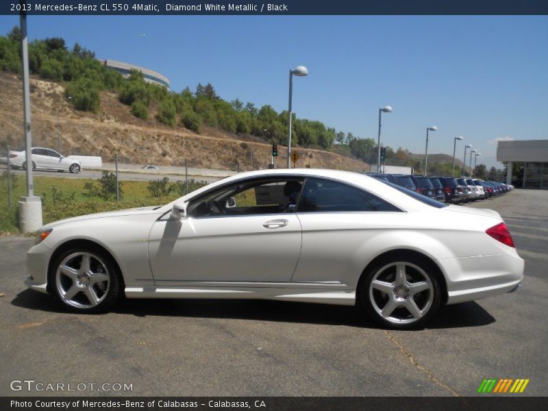 Diamond White Metallic / Black 2013 Mercedes-Benz CL 550 4Matic