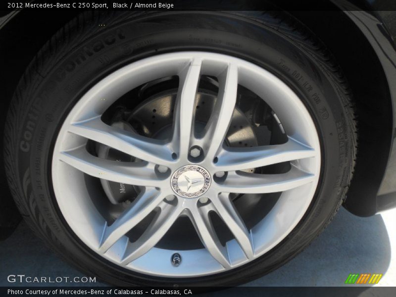 Black / Almond Beige 2012 Mercedes-Benz C 250 Sport