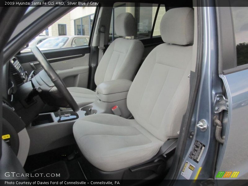 Silver Blue / Gray 2009 Hyundai Santa Fe GLS 4WD