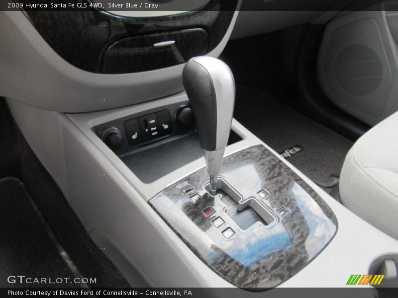 Silver Blue / Gray 2009 Hyundai Santa Fe GLS 4WD