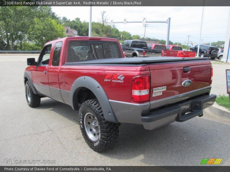 Redfire Metallic / Ebony Black/Red 2006 Ford Ranger FX4 Level II SuperCab 4x4