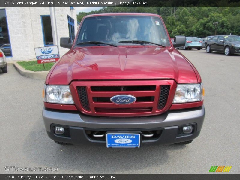 Redfire Metallic / Ebony Black/Red 2006 Ford Ranger FX4 Level II SuperCab 4x4