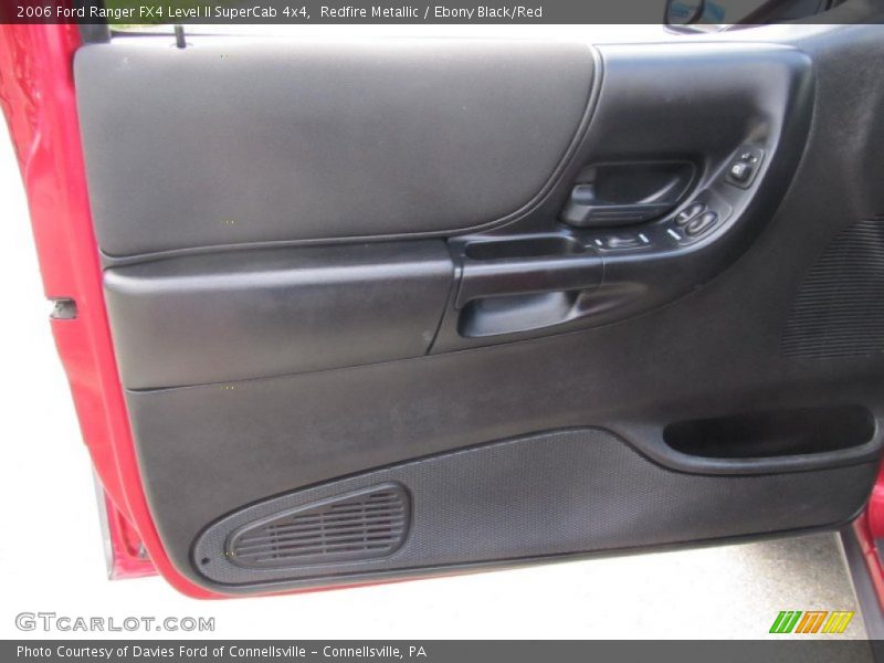 Redfire Metallic / Ebony Black/Red 2006 Ford Ranger FX4 Level II SuperCab 4x4