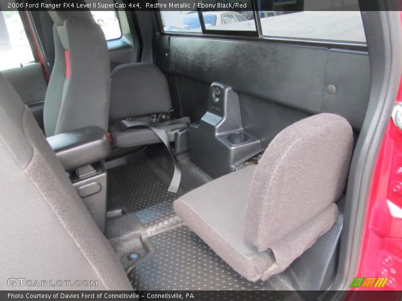  2006 Ranger FX4 Level II SuperCab 4x4 Ebony Black/Red Interior