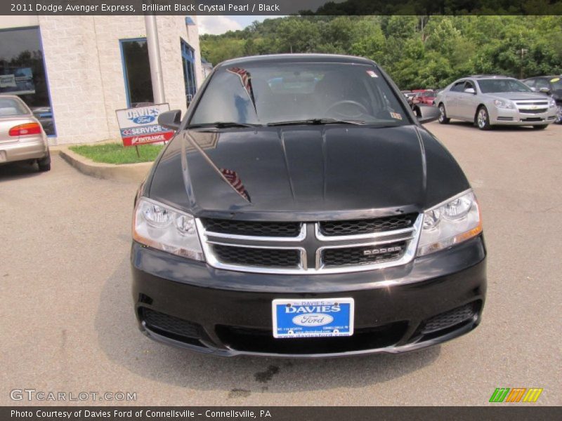Brilliant Black Crystal Pearl / Black 2011 Dodge Avenger Express