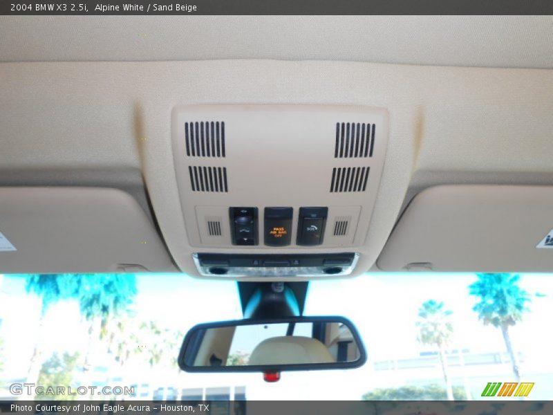 Alpine White / Sand Beige 2004 BMW X3 2.5i