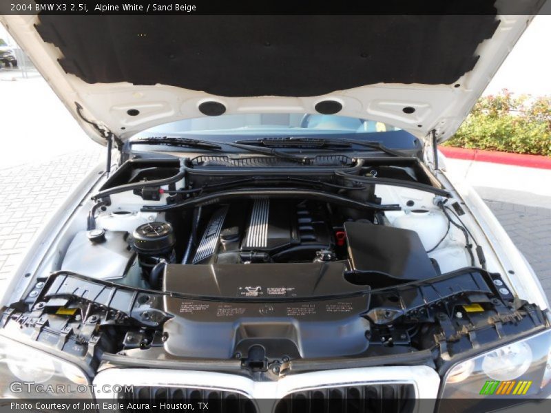 Alpine White / Sand Beige 2004 BMW X3 2.5i