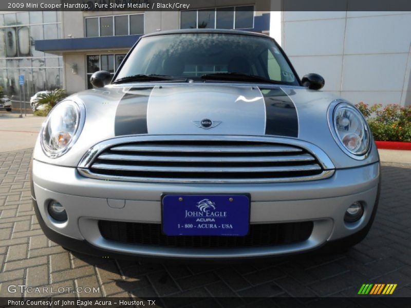 Pure Silver Metallic / Black/Grey 2009 Mini Cooper Hardtop