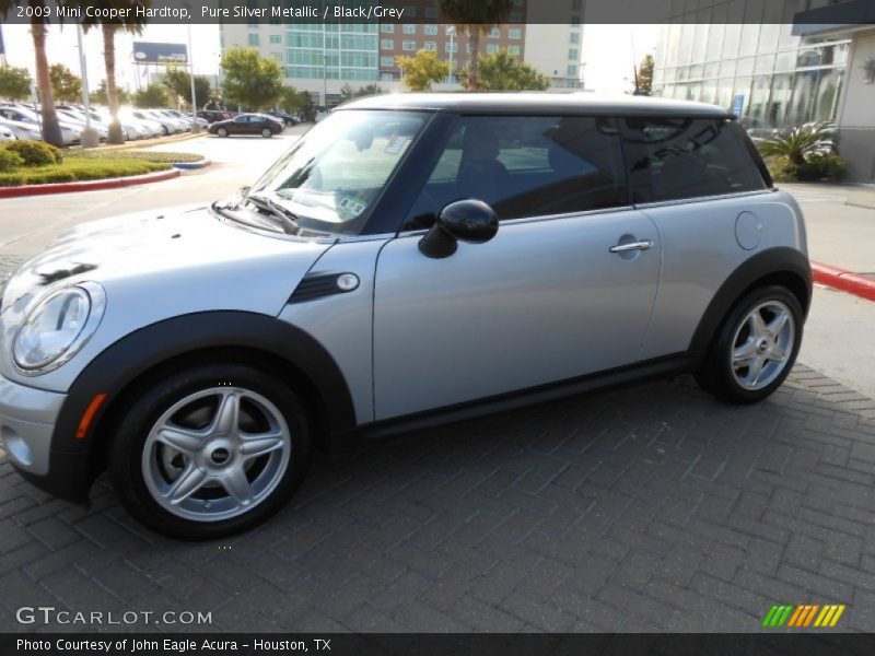 Pure Silver Metallic / Black/Grey 2009 Mini Cooper Hardtop