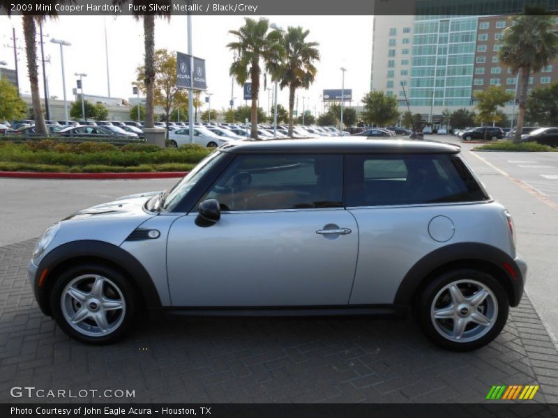Pure Silver Metallic / Black/Grey 2009 Mini Cooper Hardtop