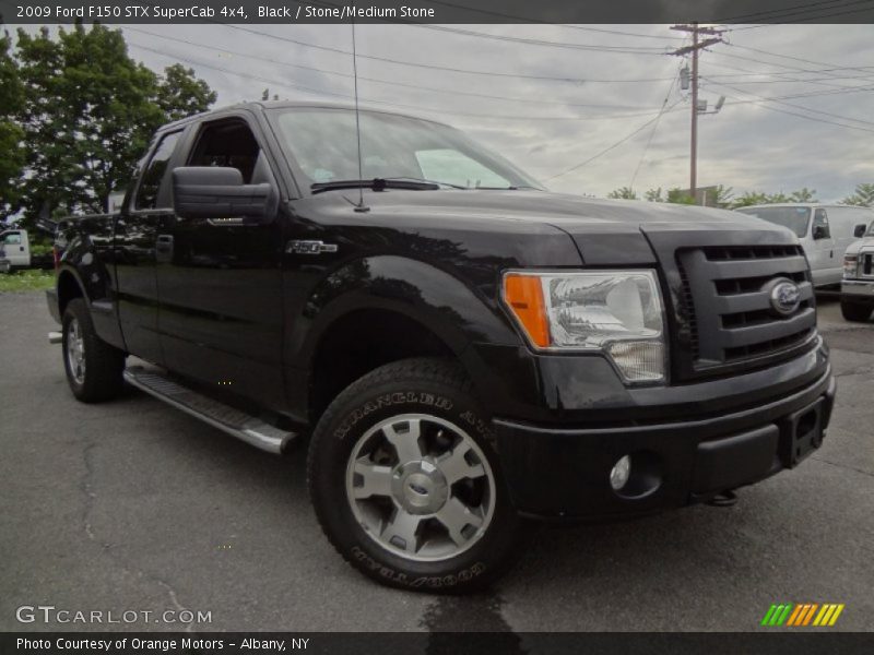 Black / Stone/Medium Stone 2009 Ford F150 STX SuperCab 4x4