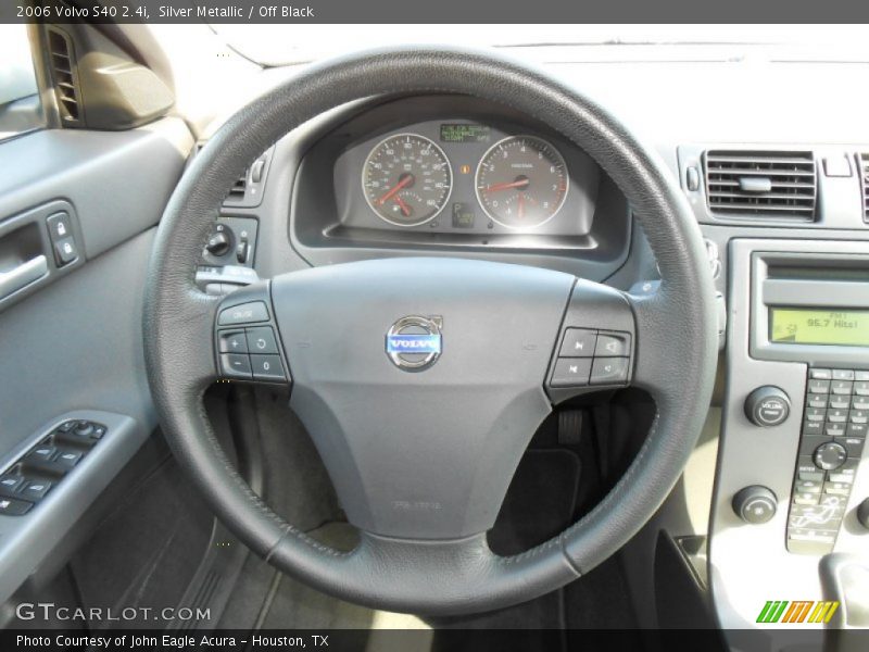 Silver Metallic / Off Black 2006 Volvo S40 2.4i