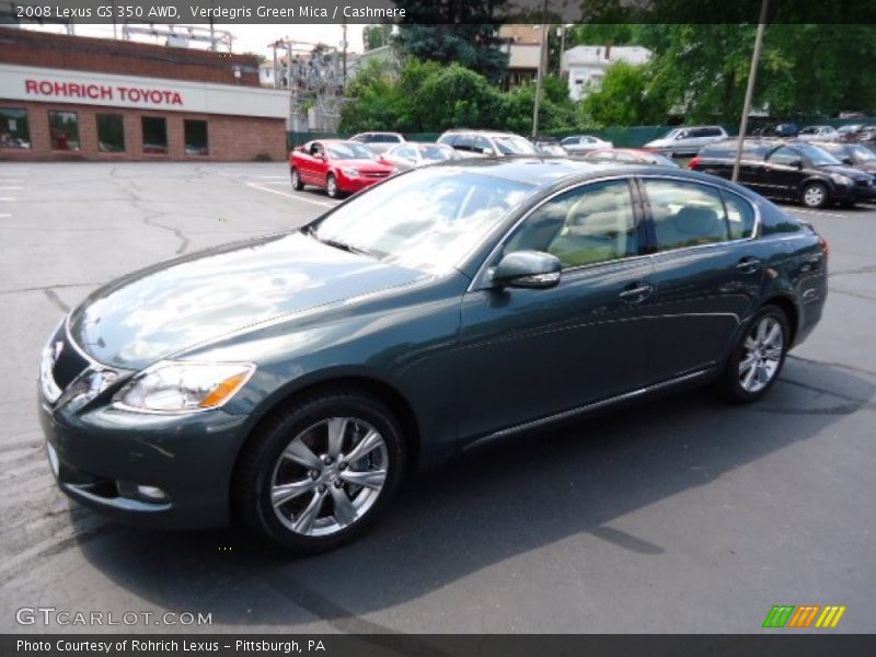 Verdegris Green Mica / Cashmere 2008 Lexus GS 350 AWD