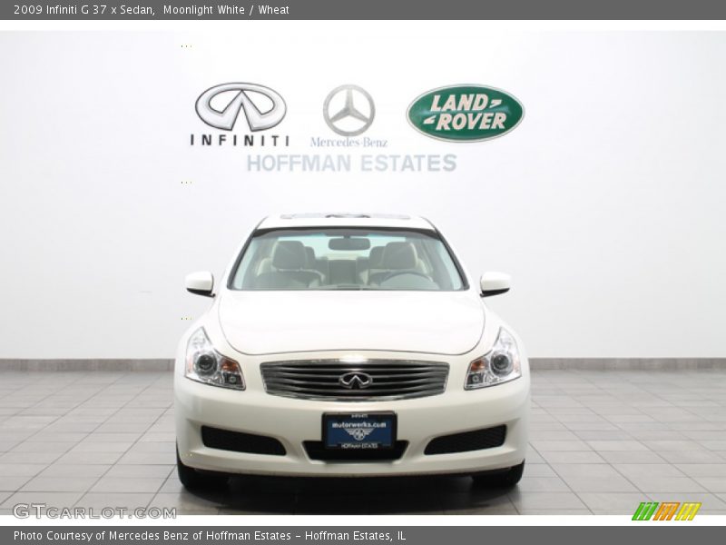 Moonlight White / Wheat 2009 Infiniti G 37 x Sedan
