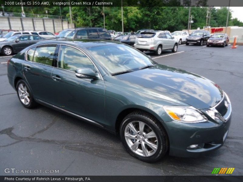 Verdegris Green Mica / Cashmere 2008 Lexus GS 350 AWD