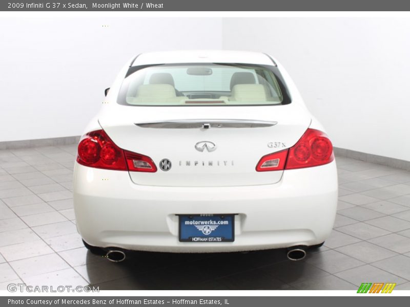 Moonlight White / Wheat 2009 Infiniti G 37 x Sedan