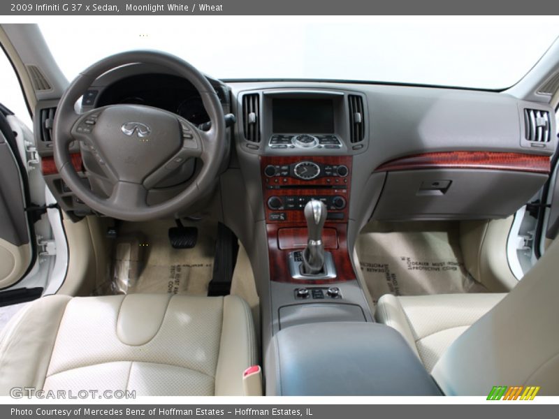 Moonlight White / Wheat 2009 Infiniti G 37 x Sedan