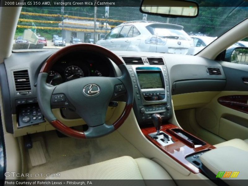 Verdegris Green Mica / Cashmere 2008 Lexus GS 350 AWD