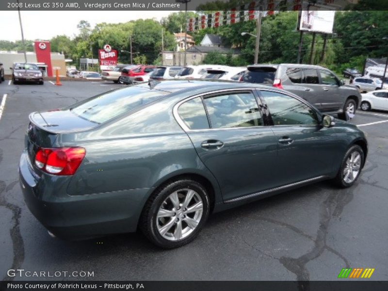 Verdegris Green Mica / Cashmere 2008 Lexus GS 350 AWD