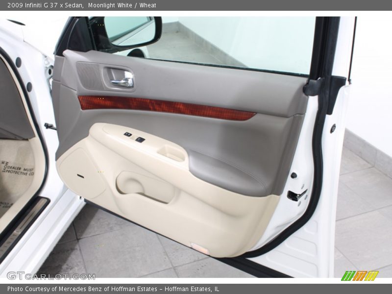 Moonlight White / Wheat 2009 Infiniti G 37 x Sedan