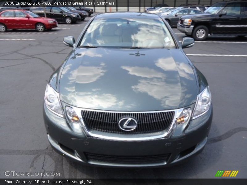 Verdegris Green Mica / Cashmere 2008 Lexus GS 350 AWD
