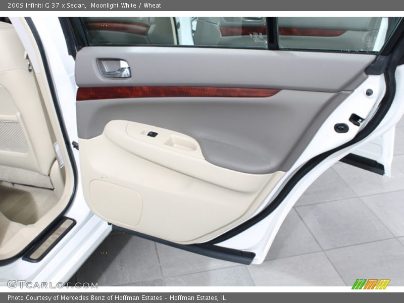 Moonlight White / Wheat 2009 Infiniti G 37 x Sedan