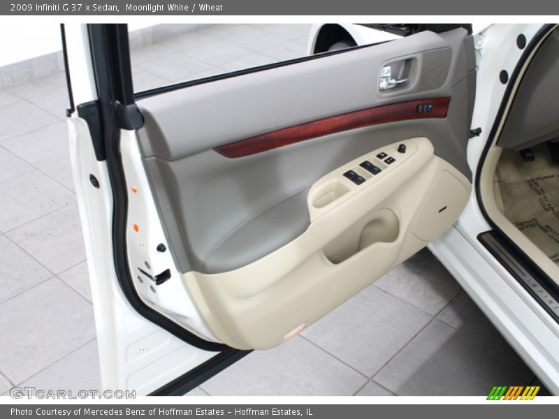 Moonlight White / Wheat 2009 Infiniti G 37 x Sedan